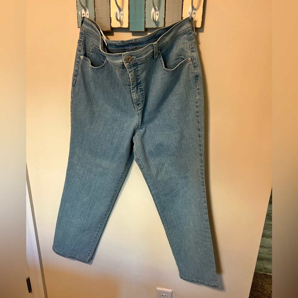 Style & Co. Women’s Denim Jeans / Tapered Leg / Tummy Control / Size 16P / NWT